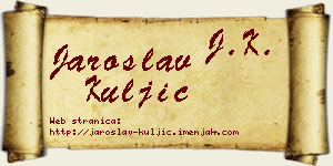 Jaroslav Kuljić vizit kartica